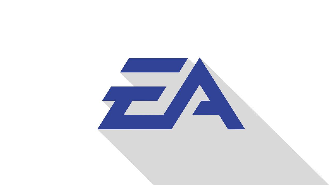 简单品牌EA标志设计电脑桌面壁纸高清图片