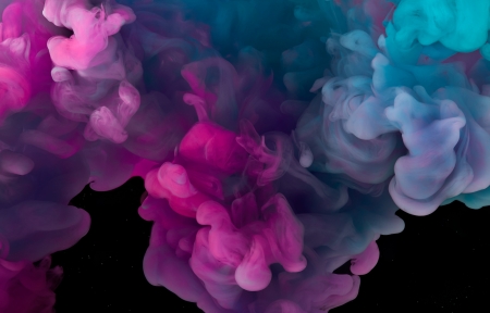 微软彩色艺术云朵高清带鱼屏壁纸图片